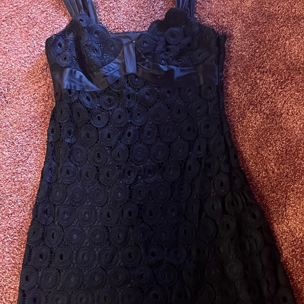 Yoana Baraschi black lace dress size 12